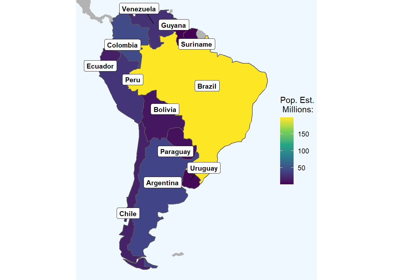 Zooming-In on South America