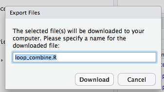 “Download a través de RStudio”