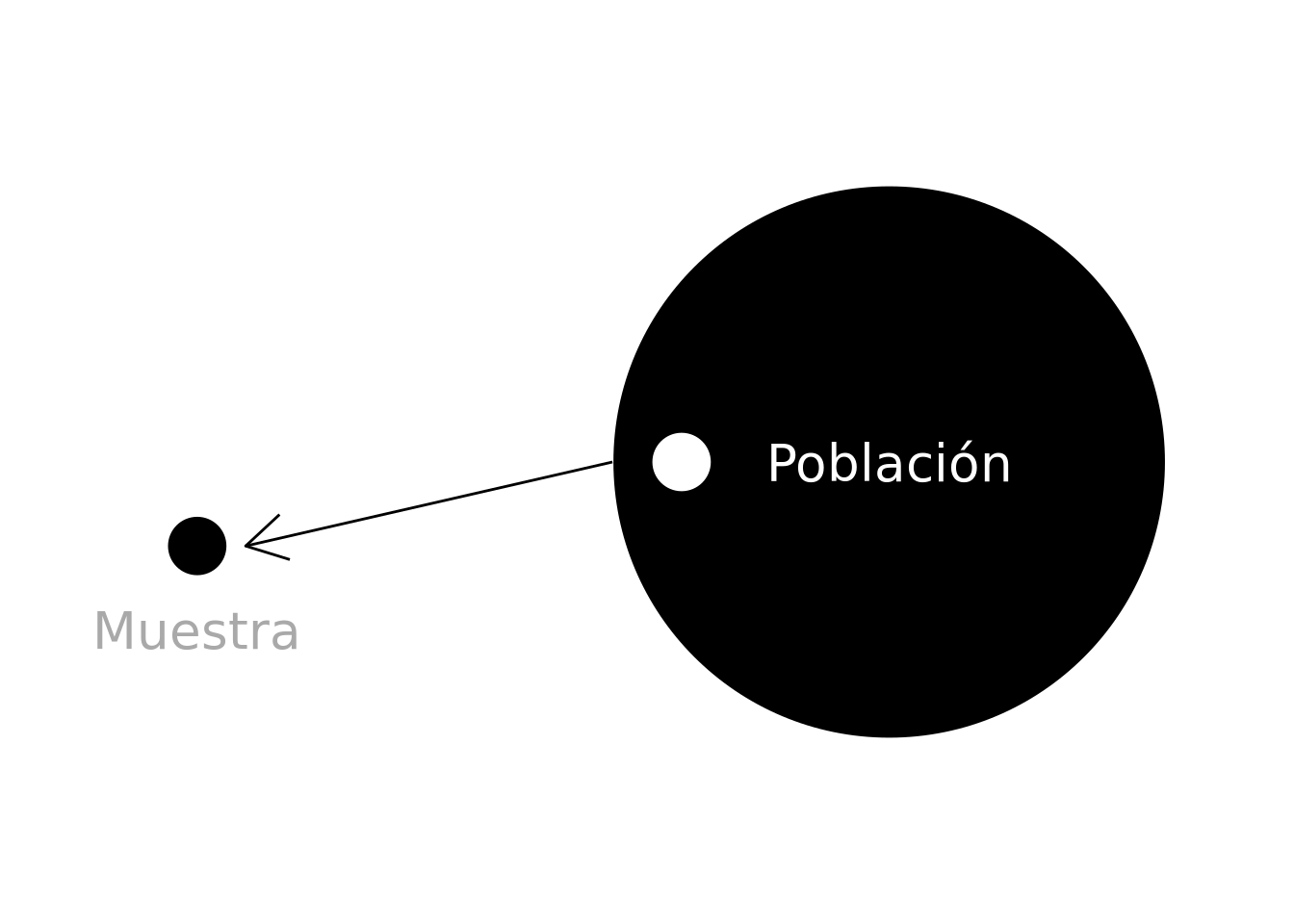 Población y muestra.