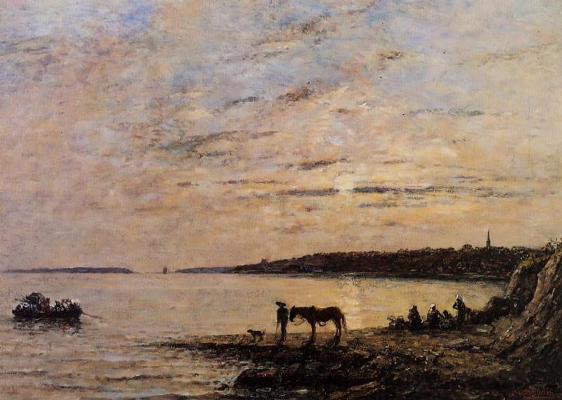 Brest Brest, the Harbour (XIX cent.) Eugene Boudin