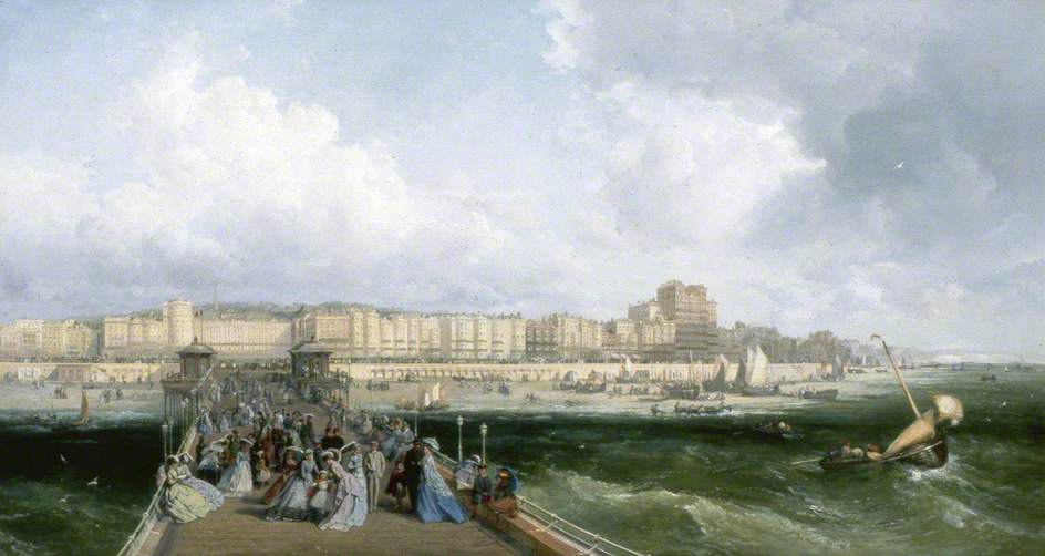 Brighton Brighton, East Sussex, from the West Pier (1870) James Webb