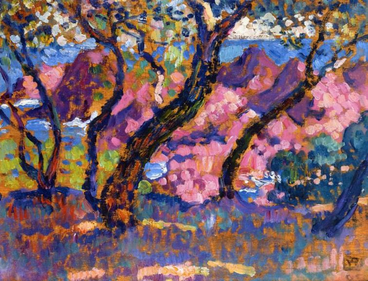 In the Shade of the Pines In the Shade of the Pines (study) (1905) Theo van Rysselberghe
