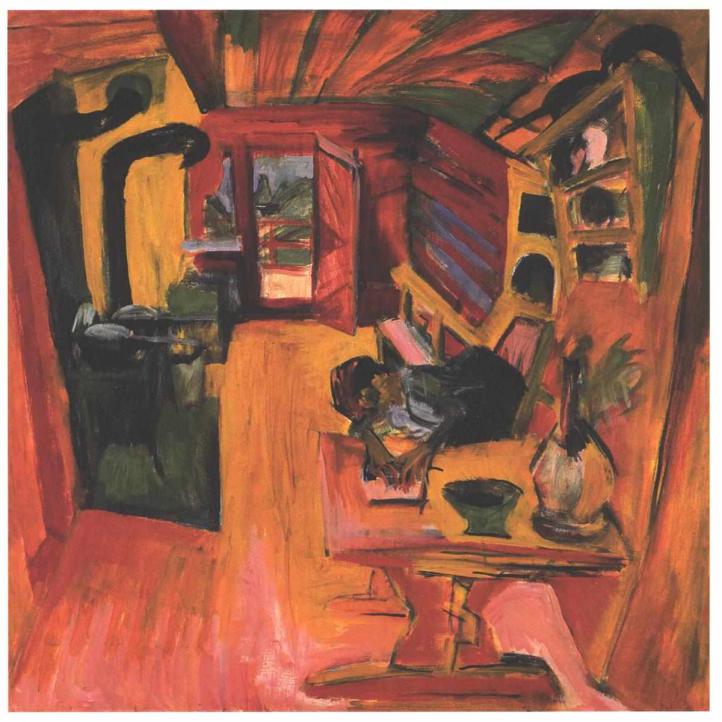 Kitchen Kitchen in an Alpine Hut (XIX-XX cent.) Ernst Ludwig Kirchner