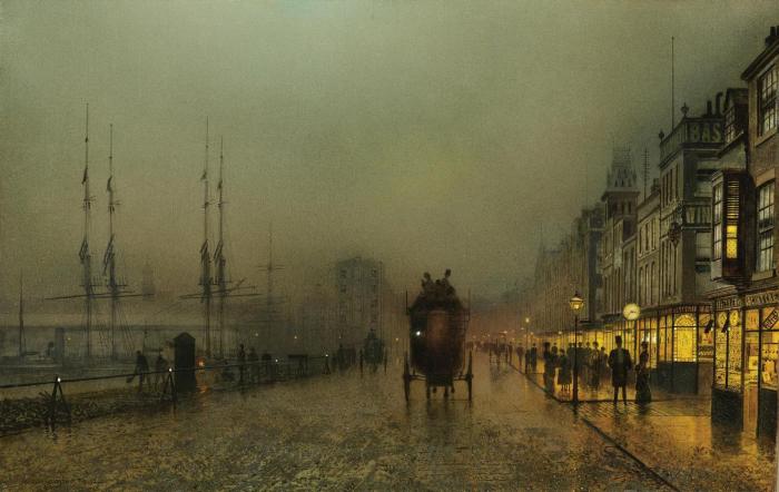 Saturday Night Clyde Saturday night, on the Clyde at Glasgow (XIX cent.) John Atkinson Grimshaw