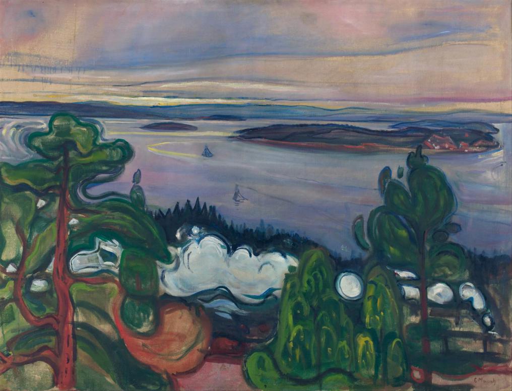 Train Smoke Train Smoke (1900) Edvard Munch