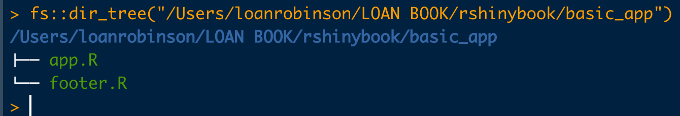 Basic Application Structure