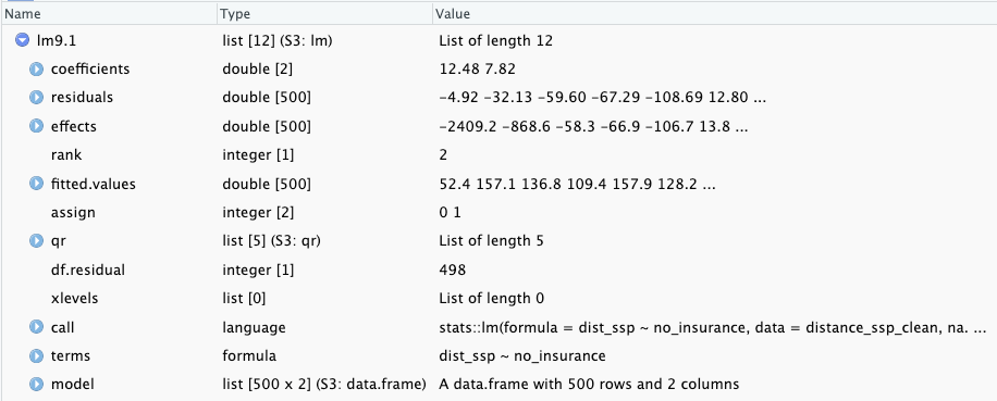 Screenshot of the lm9.1 object