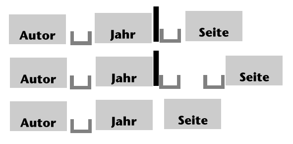 Grundmuster des Kurzbelegs