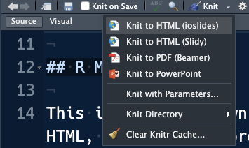 รูปแบบเอกสารที่เลือกได้จากรูป Presentation