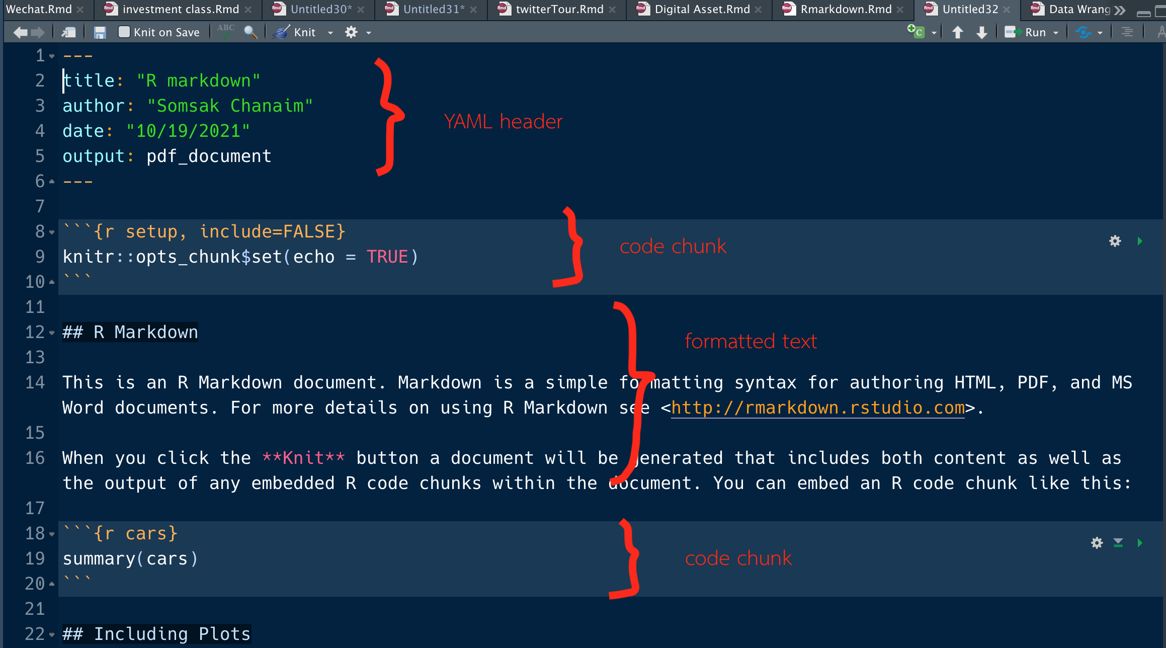 องค์ประกอบของไฟล์