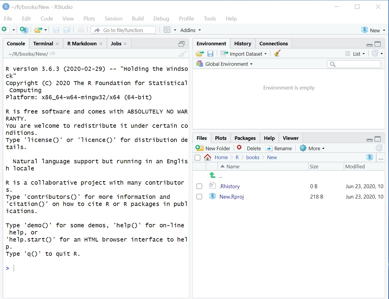 Interface for R-Studio