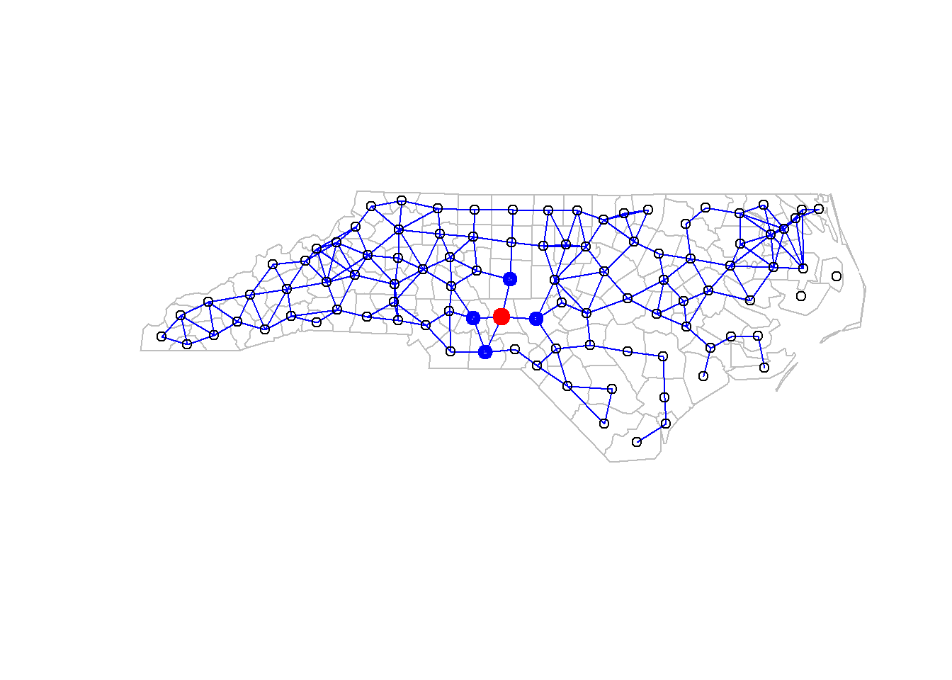 Lattice Figure of Sudden Infant Death Syndrome (SIDS) in North Carolina, 1974-1978